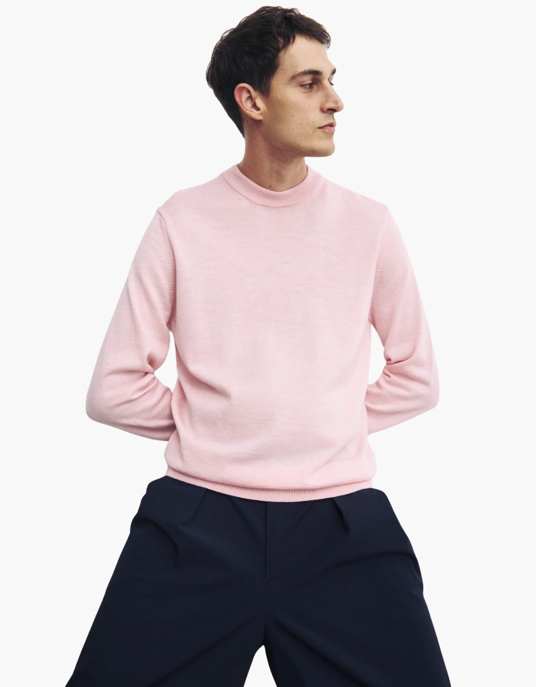 Merino "CREWNECK" sweater