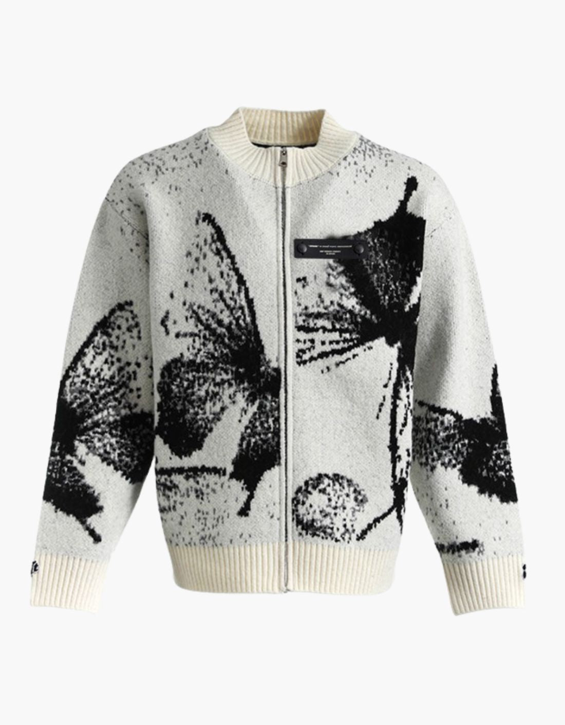 Cardigan con zipper "Butterfly" - MWM