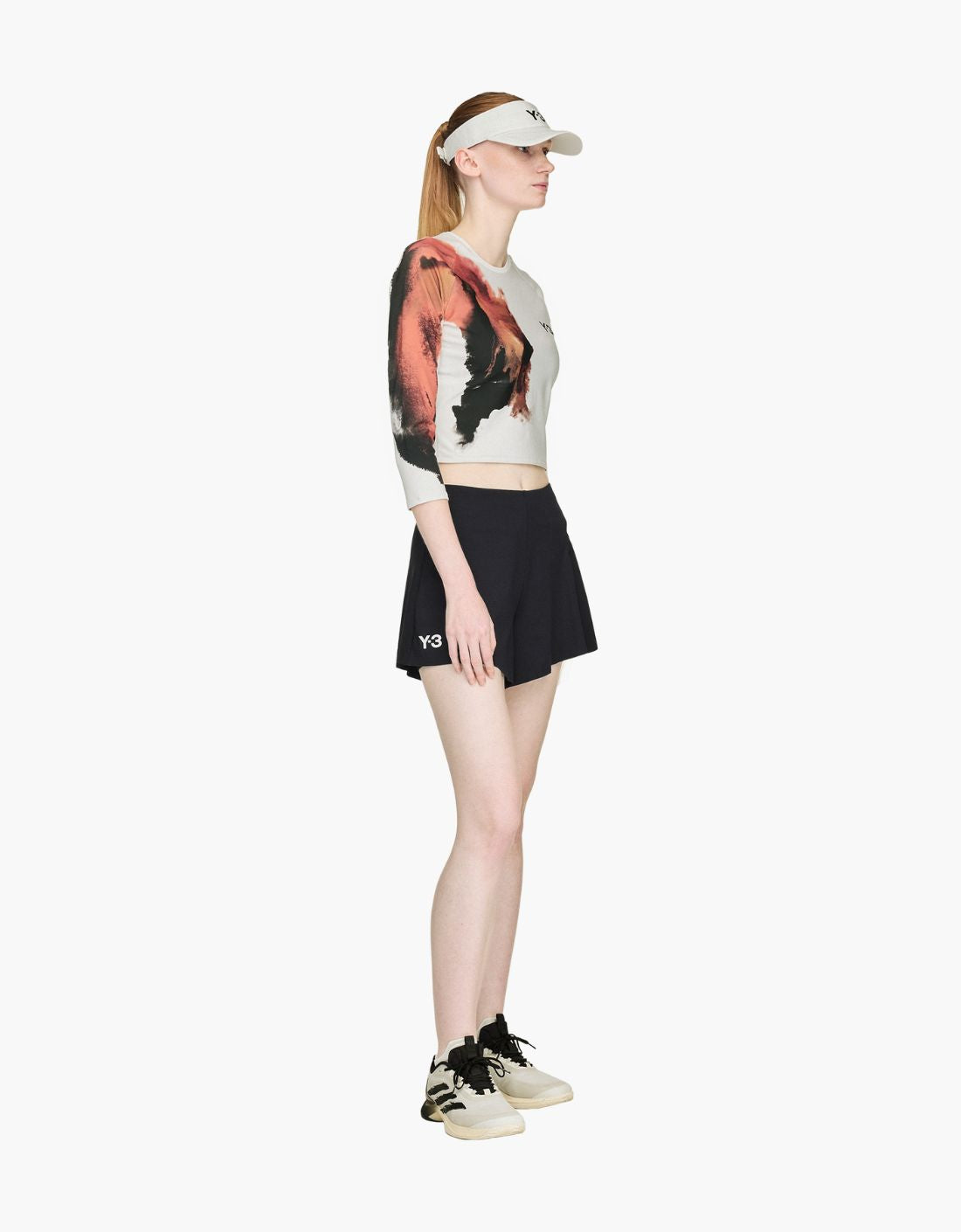 Camiseta crop  "Ambar Orbgry" Y-3