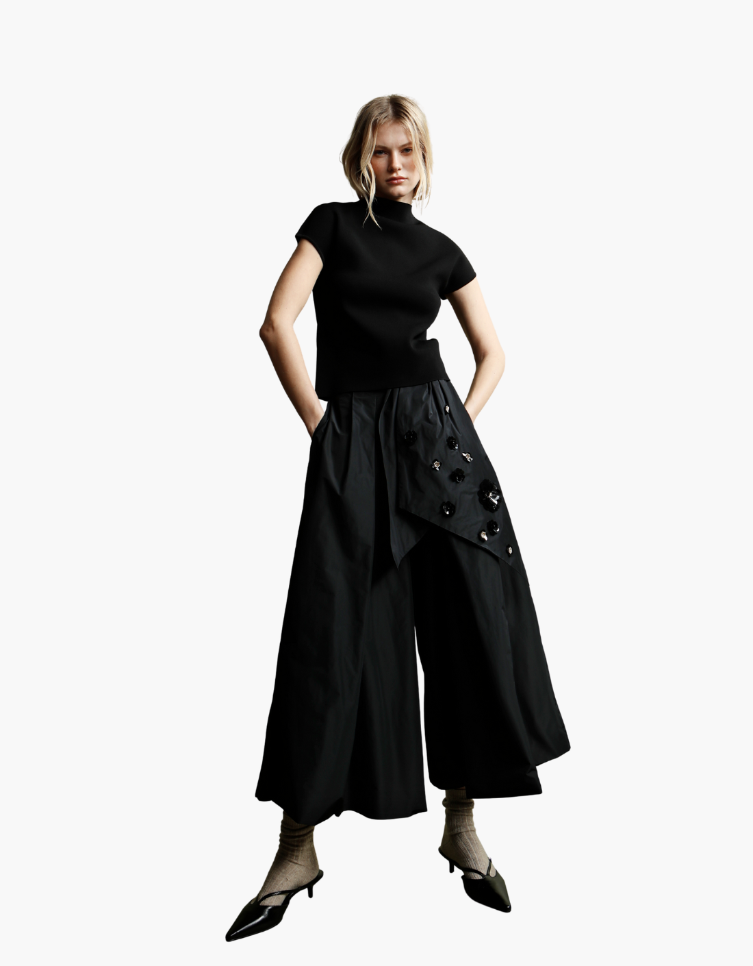 Falda pantalon Taffeta