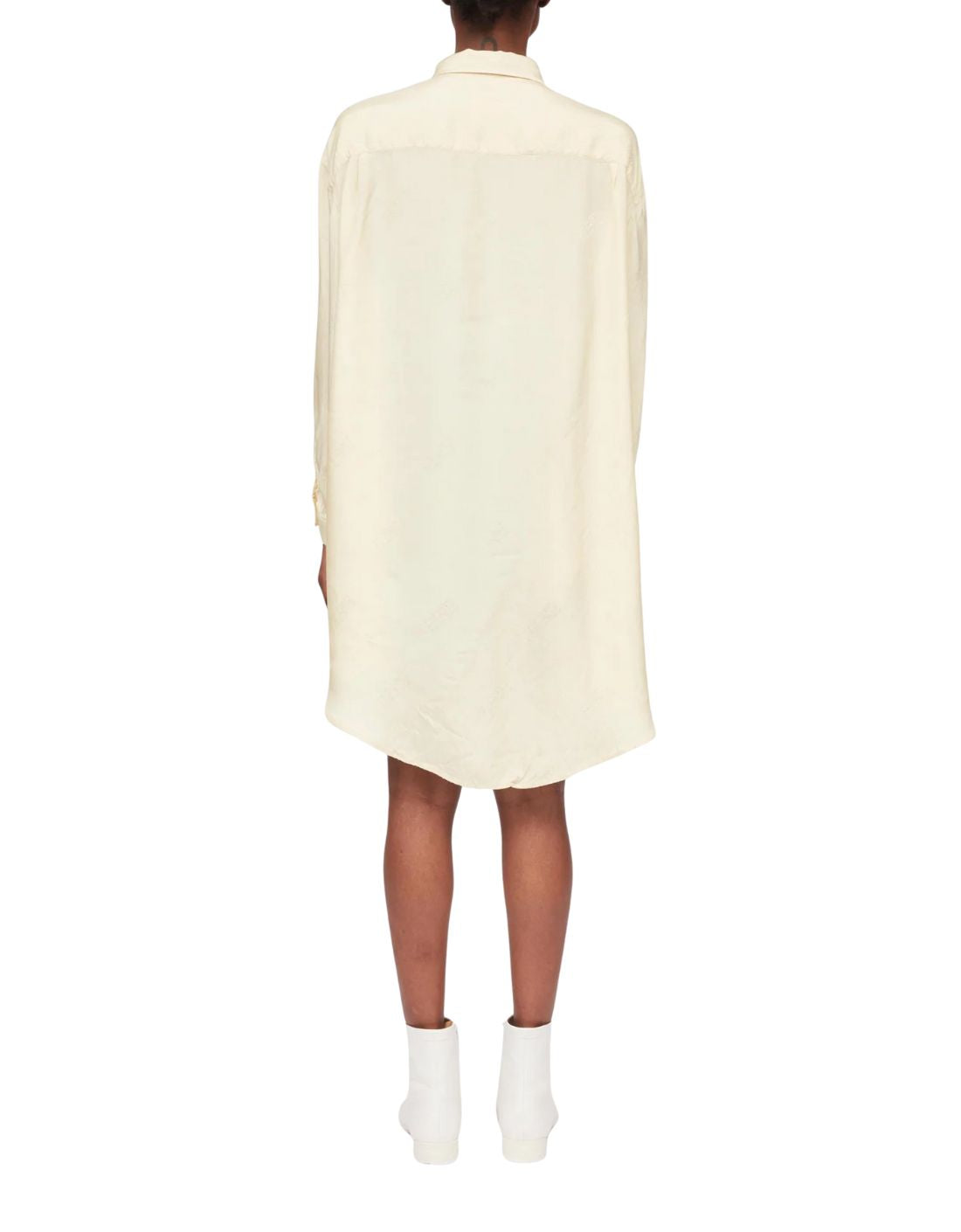Vestido camisero color crema MM6