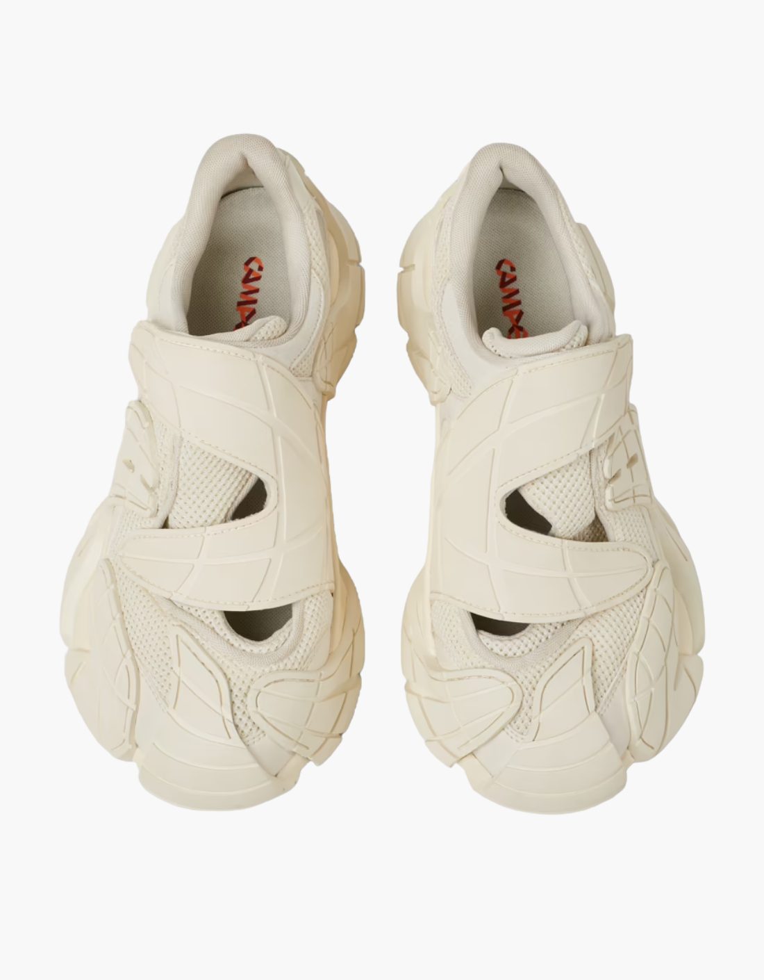 White semi-open "Storm" fabric sneakers - Camper LAB