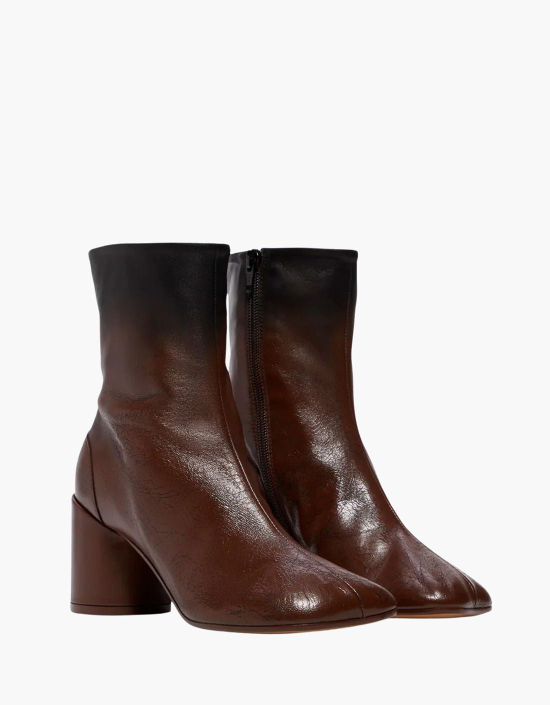Botines marron craquelado "Anatomic" - MM6