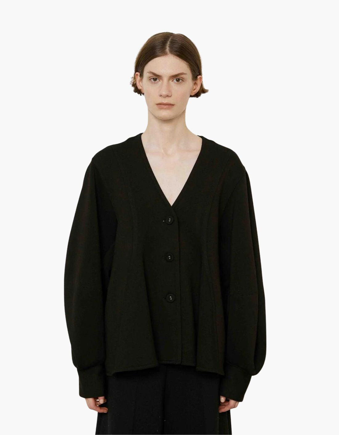 Chaqueta amplia "Godet"