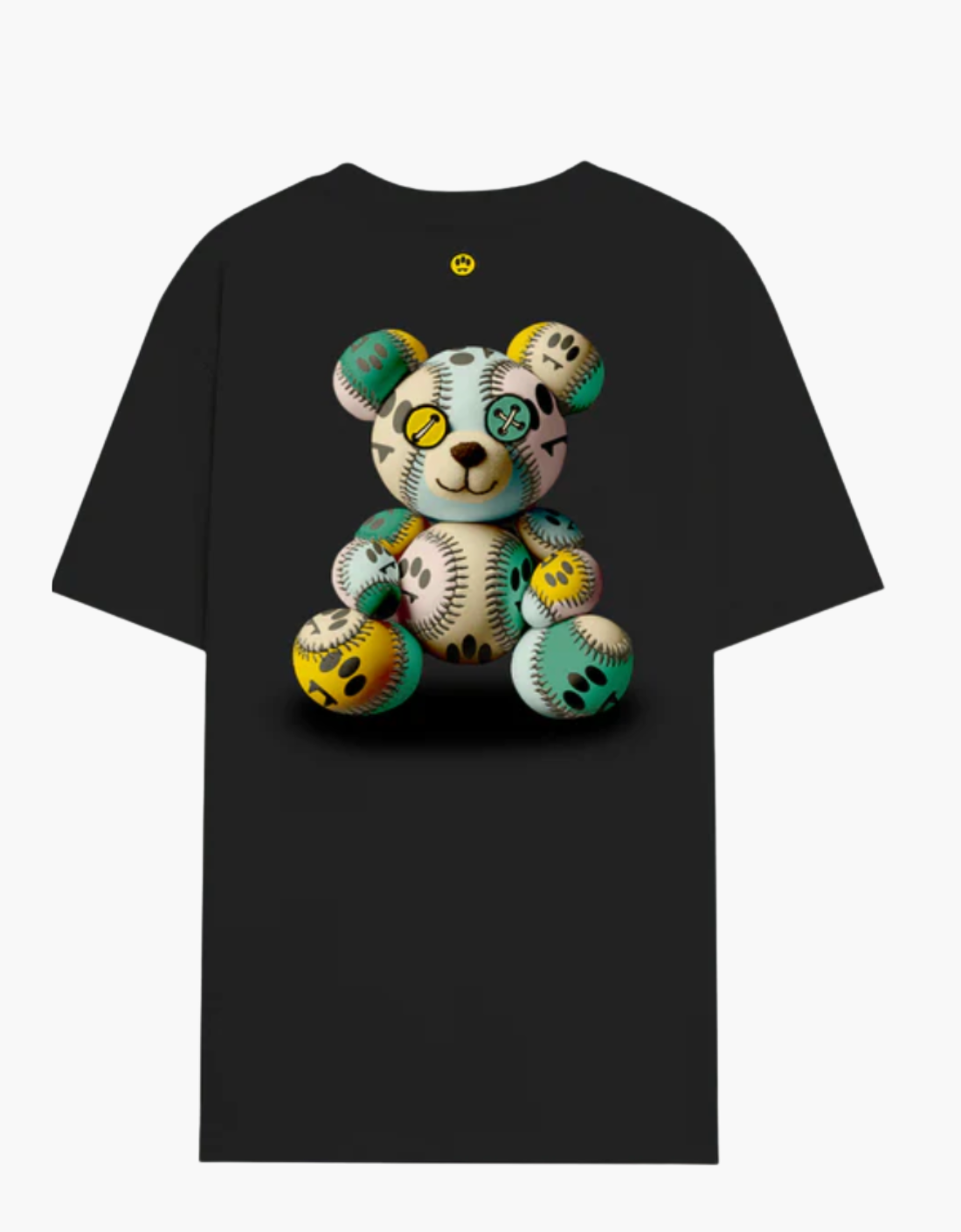 Camiseta "Beisbol Bear" Negra FB5WUATH053