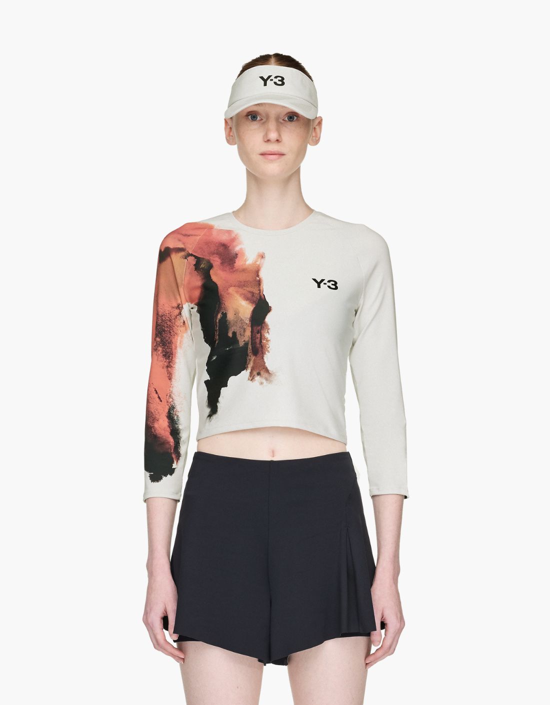 Camiseta crop  "Ambar Orbgry" Y-3