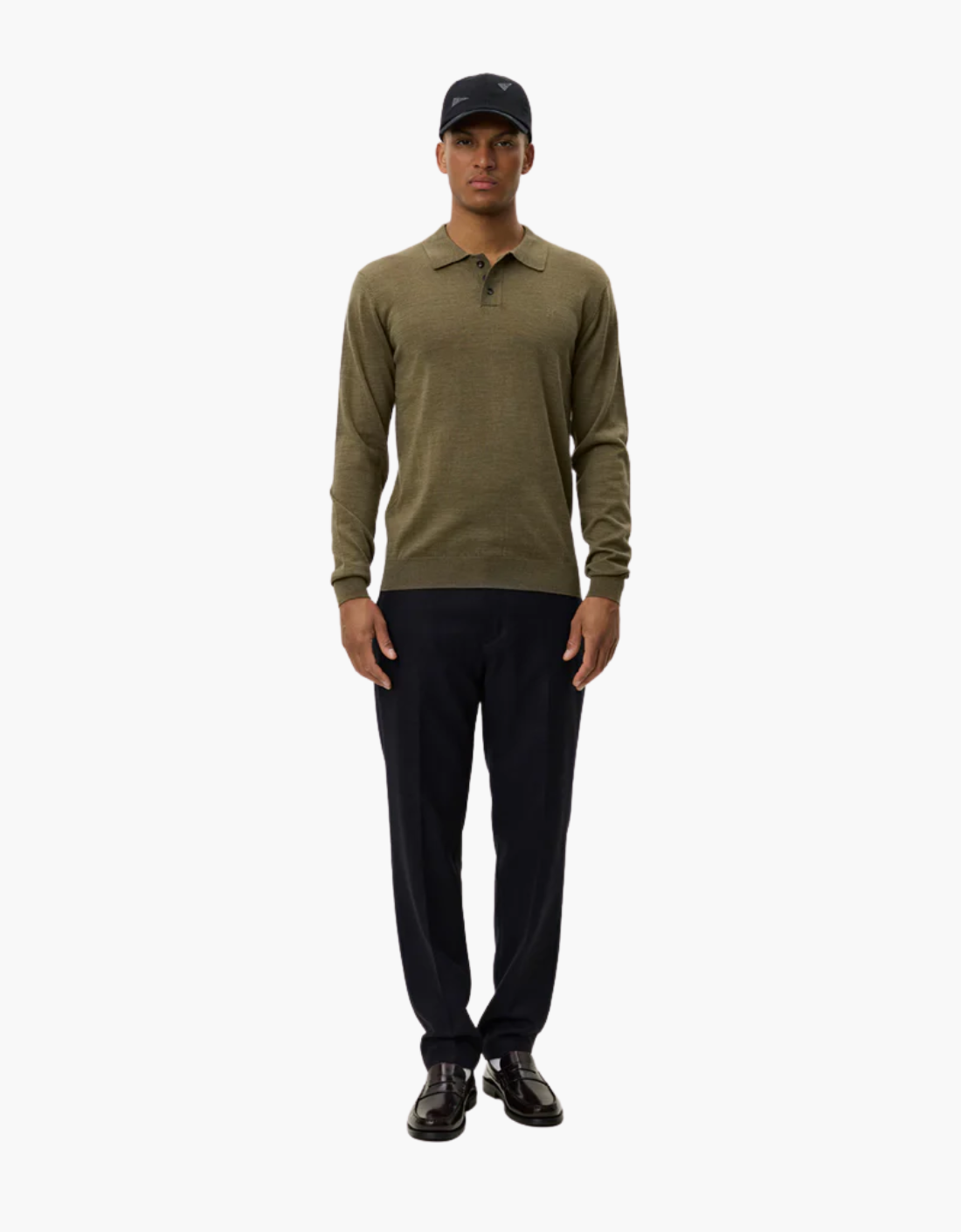 Polo manga larga "Greyson" Verde