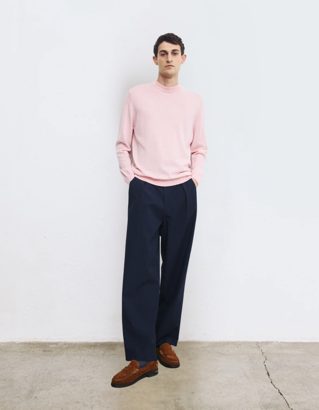 Merino "CREWNECK" sweater