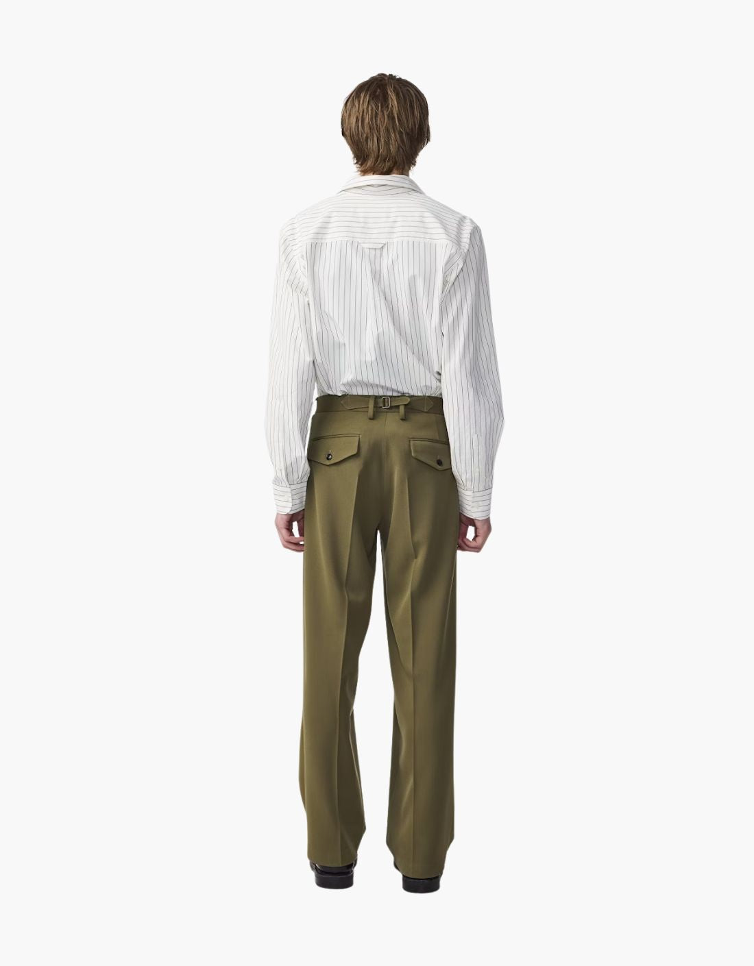 Pantalon de lana corte relajado "Justin"