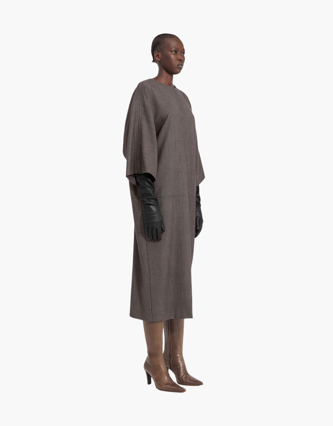 Vestido midi de tweed "Minimal" - MM6