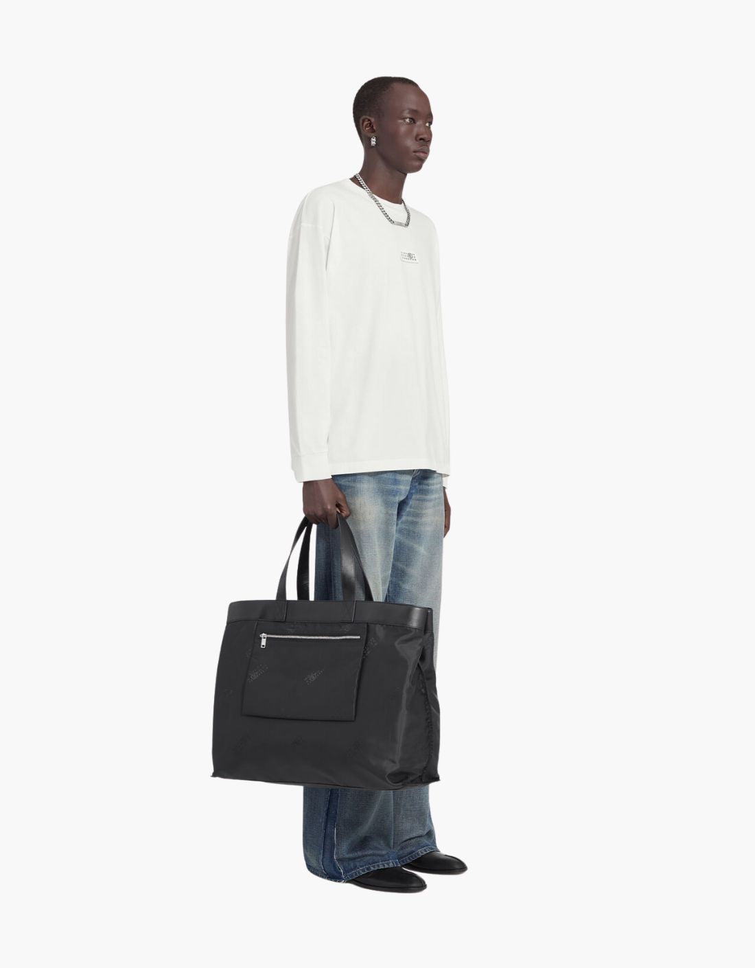 Camiseta manga larga "Numeric Label" MM6