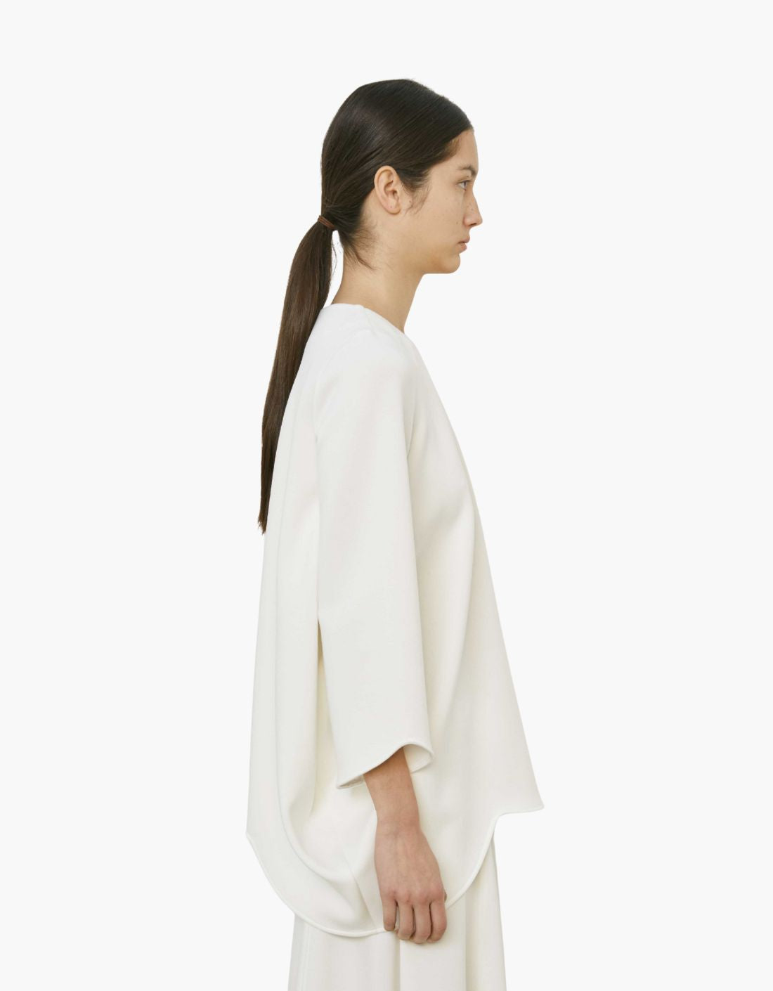 Blusa con vuelo "Nevicata"