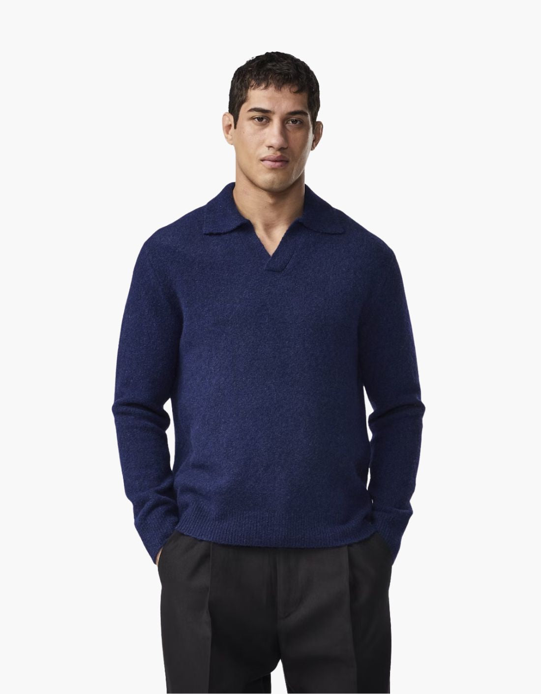 Jersey bouclé tipo polo "Hope"