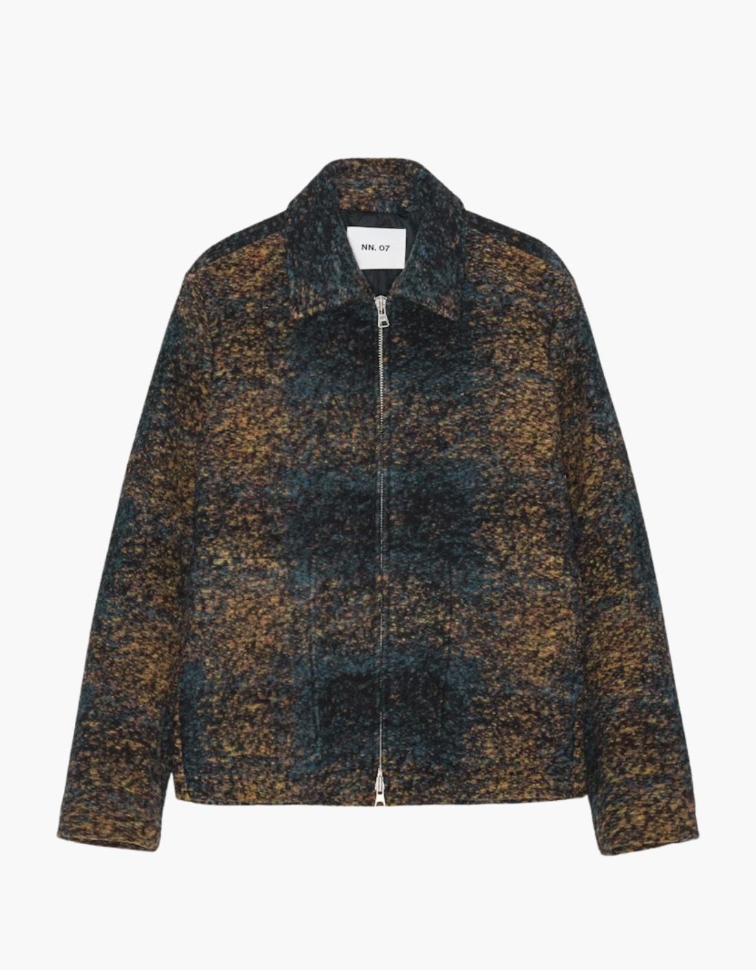 Chaqueta jacquard mezcla lana pesada "Gael"