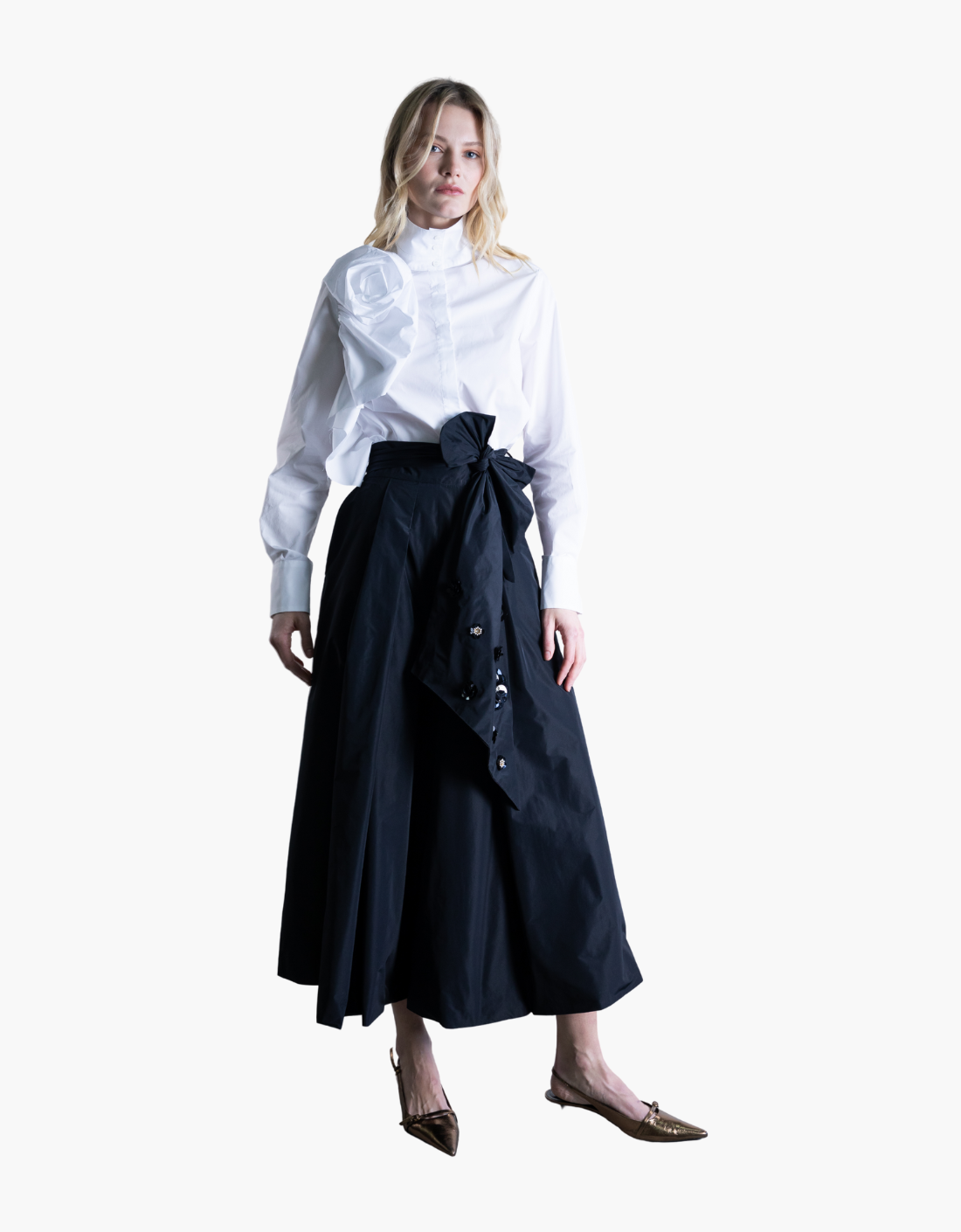 Falda pantalon Taffeta