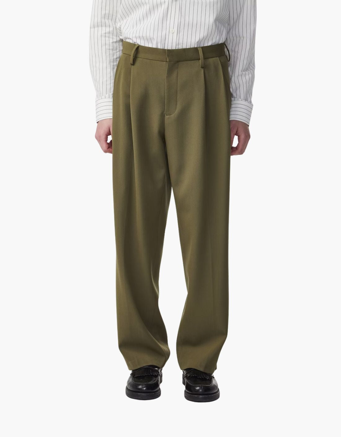Pantalon de lana corte relajado "Justin"