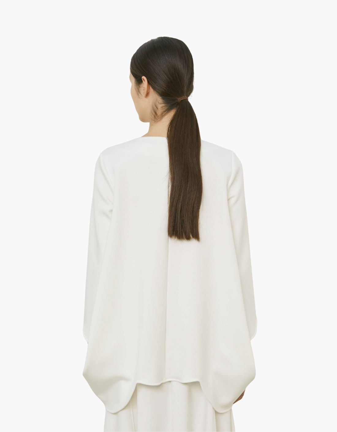Blusa con vuelo "Nevicata"