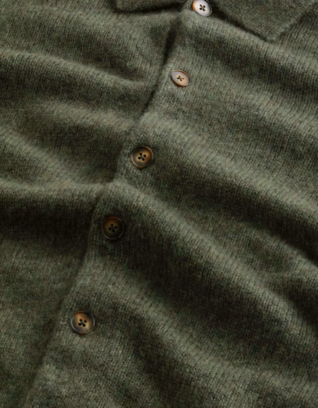 Jersey lana merino tipo polo "Lee"