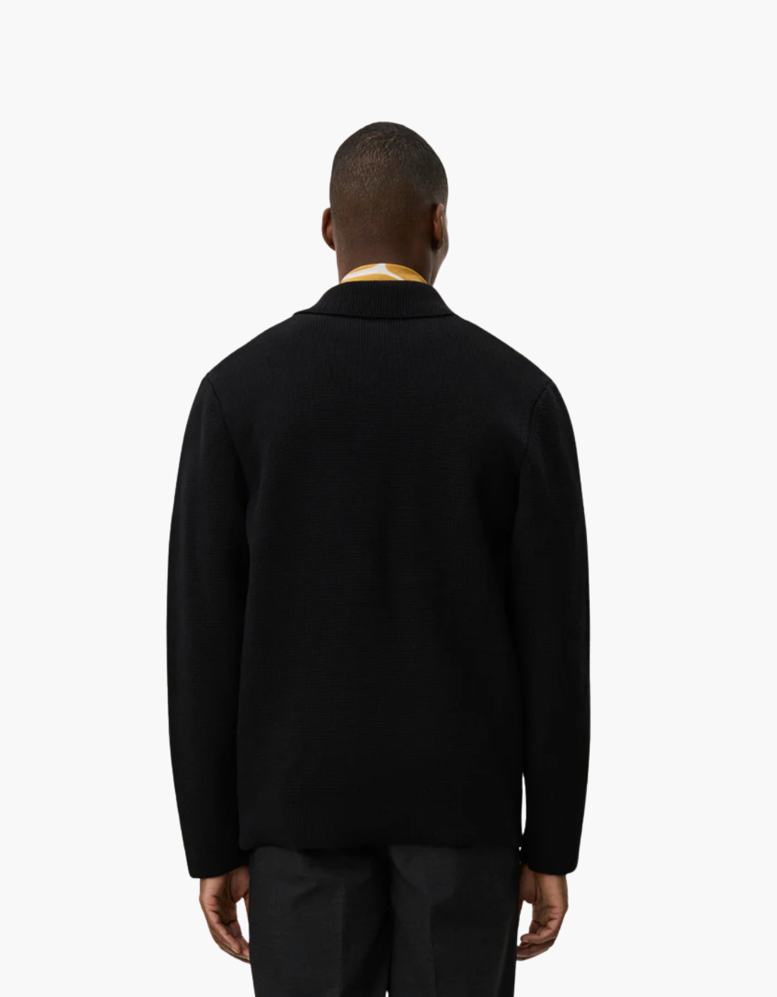 Chaqueta punto "Fisher" negra