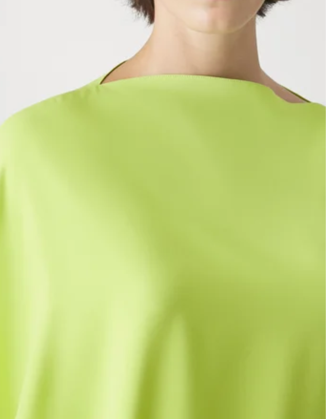 Vestido MM6 Verde Neón con Cinturón