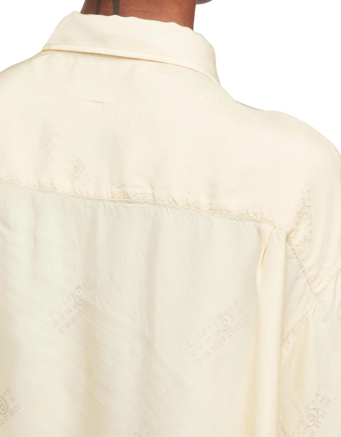Vestido camisero color crema MM6