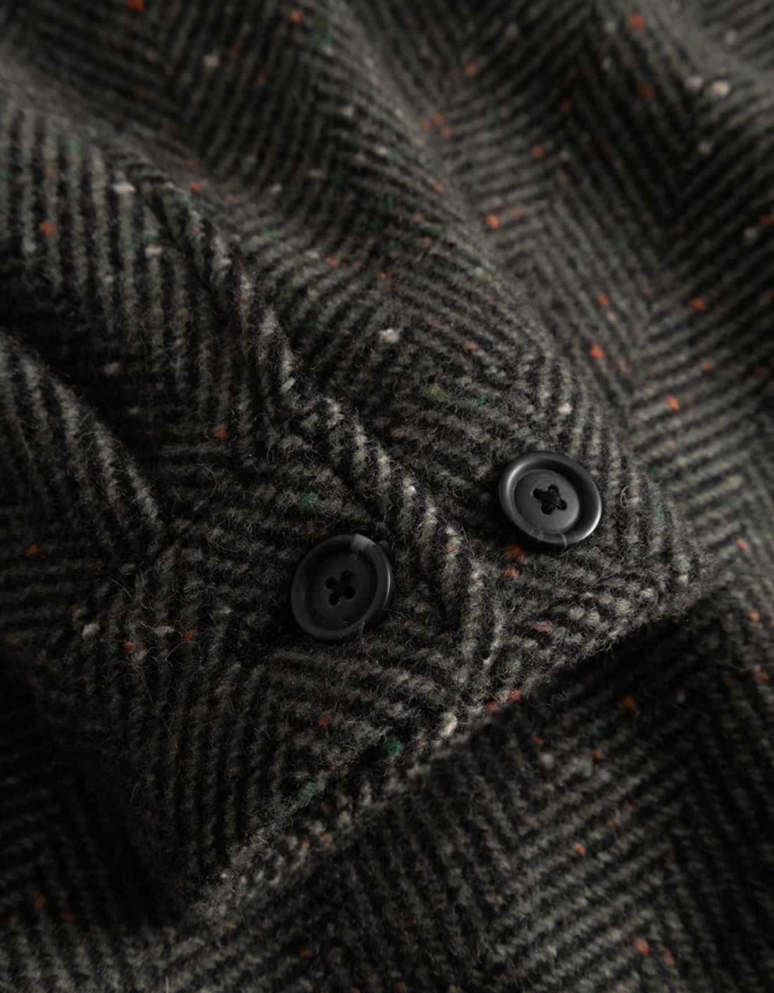 Chaqueta de lana "Marseille Herringbone"